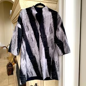 DESIGNER TUNIC SNAKE PATTERN TOP